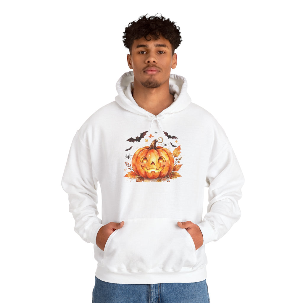 Cute Halloween Pumpkin Bats Sweatshirt - Fall Jack 0 Lantern Psalm 23:4