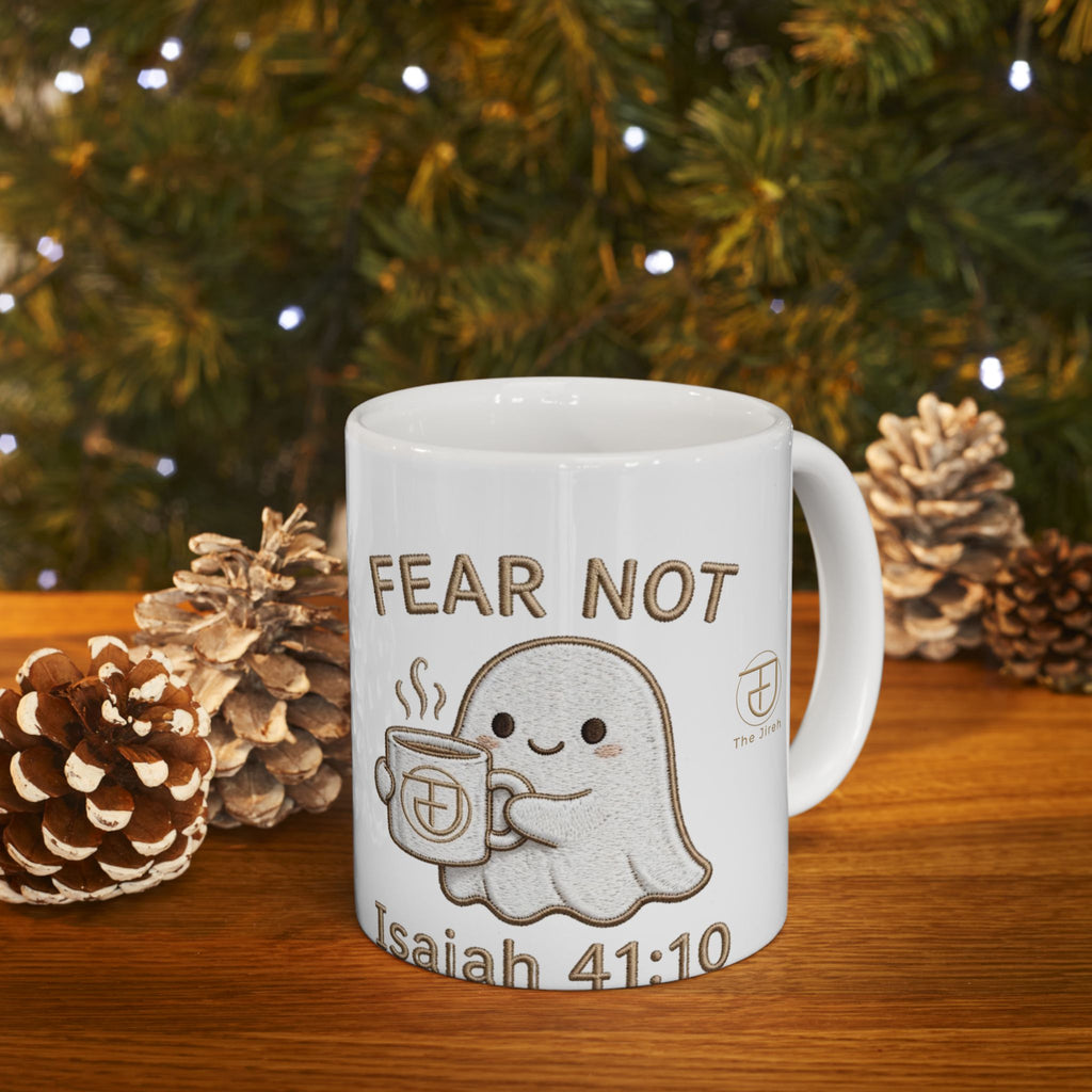 Fear Not Ghost Mug – Isaiah 41:10 (11oz, 15oz)