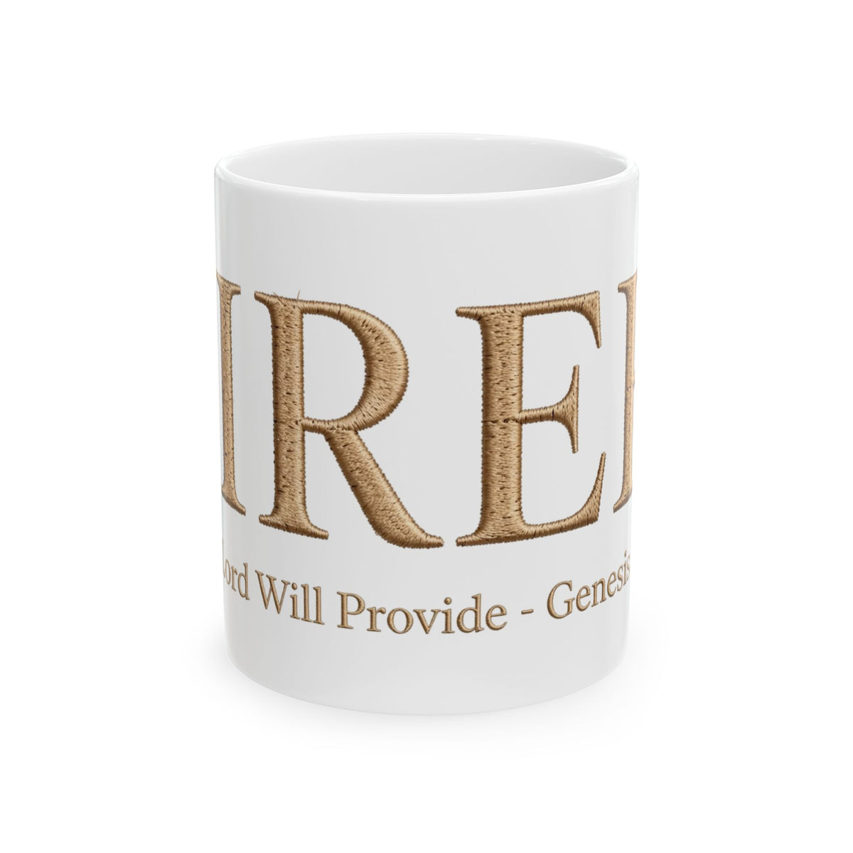 The Jireh Ceramic Mug - Minimalist Christian Coffee Mug | 11oz & 15oz | Faith Gift