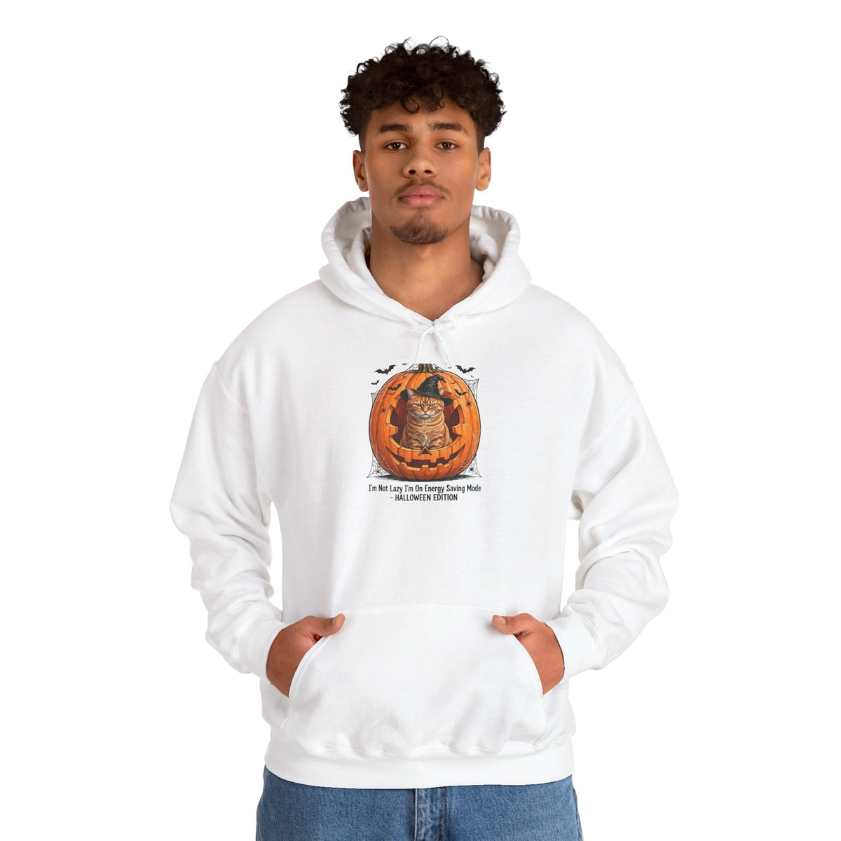 Vintage Christian Halloween Sweatshirt - Psalm 23:4 Small Pumpkin