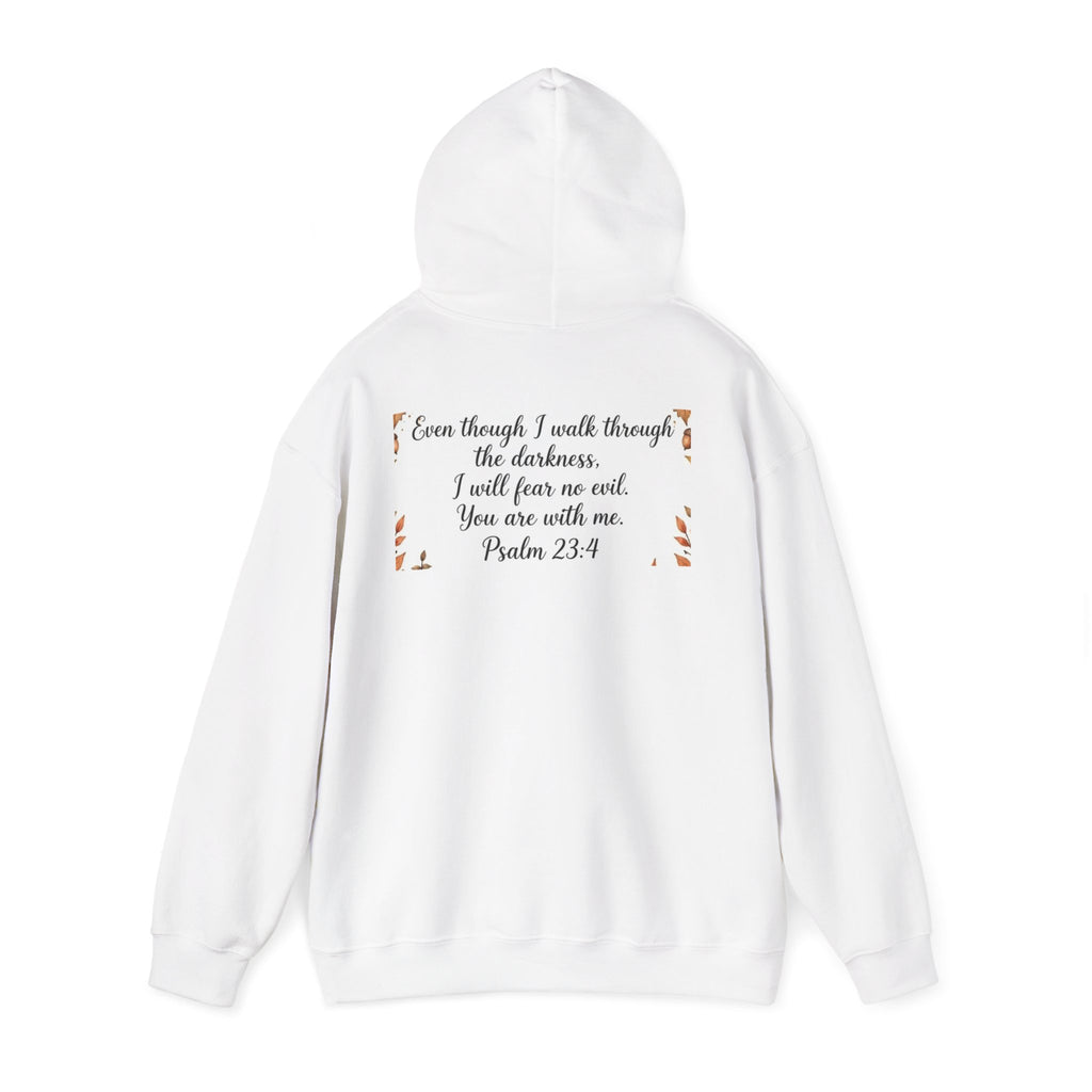 Vintage Christian Halloween Sweatshirt - Psalm 23:4 Small Pumpkin