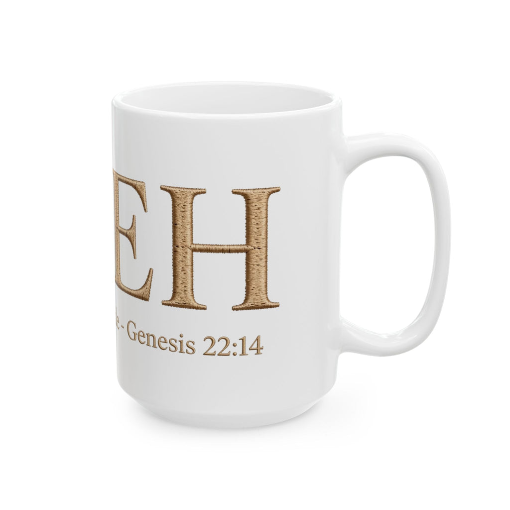 The Jireh Ceramic Mug - Minimalist Christian Coffee Mug | 11oz & 15oz | Faith Gift