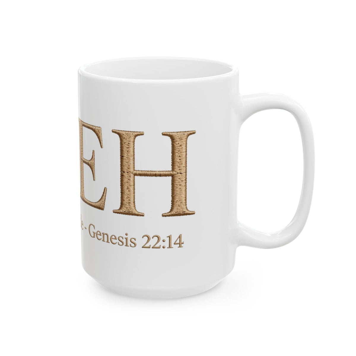 The Jireh Ceramic Mug - Minimalist Christian Coffee Mug | 11oz & 15oz | Faith Gift