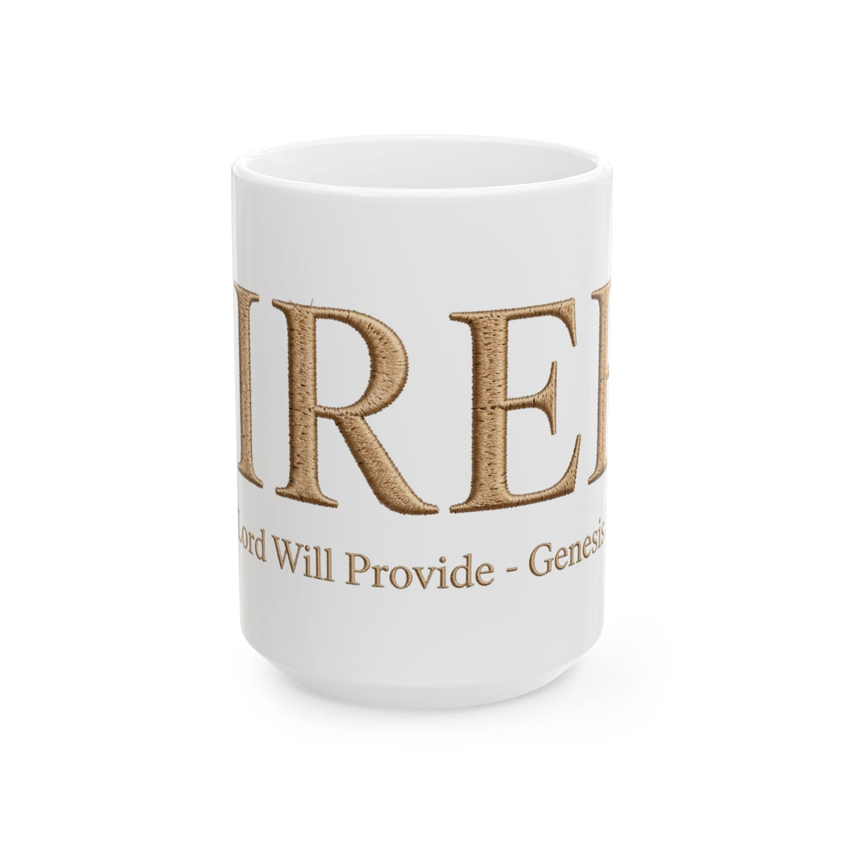 The Jireh Ceramic Mug - Minimalist Christian Coffee Mug | 11oz & 15oz | Faith Gift