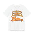No Soy Flojo - Camiseta Unisex de Gato en Modo Ahorro de Energía