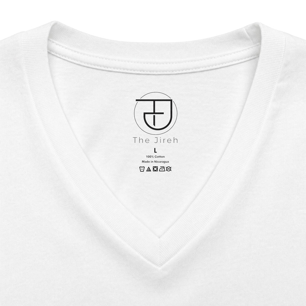 Unisex Jersey Short Sleeve V-Neck Tee