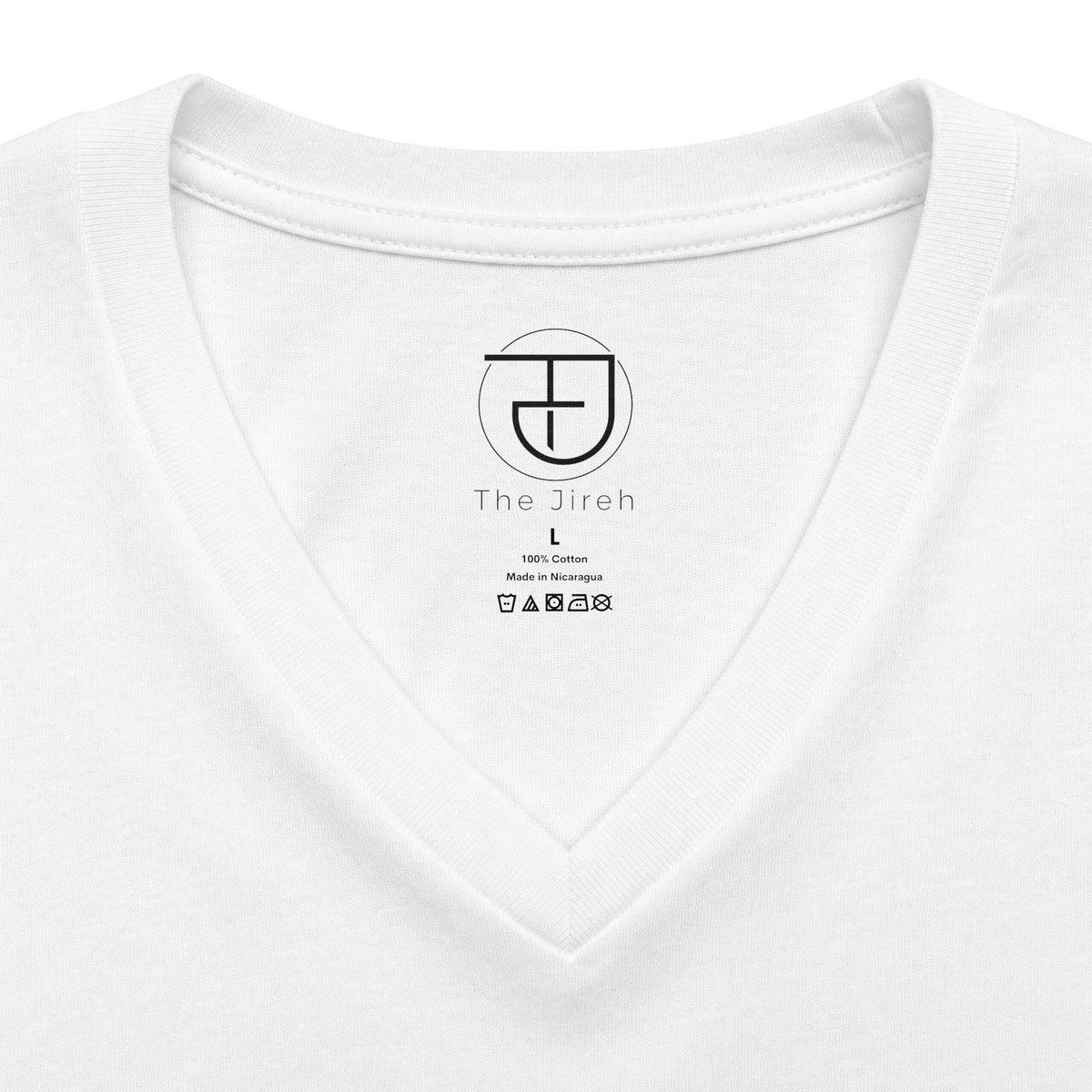 Unisex Jersey Short Sleeve V-Neck Tee