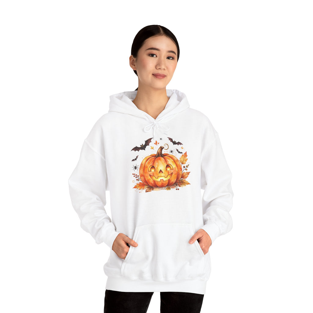 Cute Halloween Pumpkin Bats Sweatshirt - Fall Jack 0 Lantern Psalm 23:4