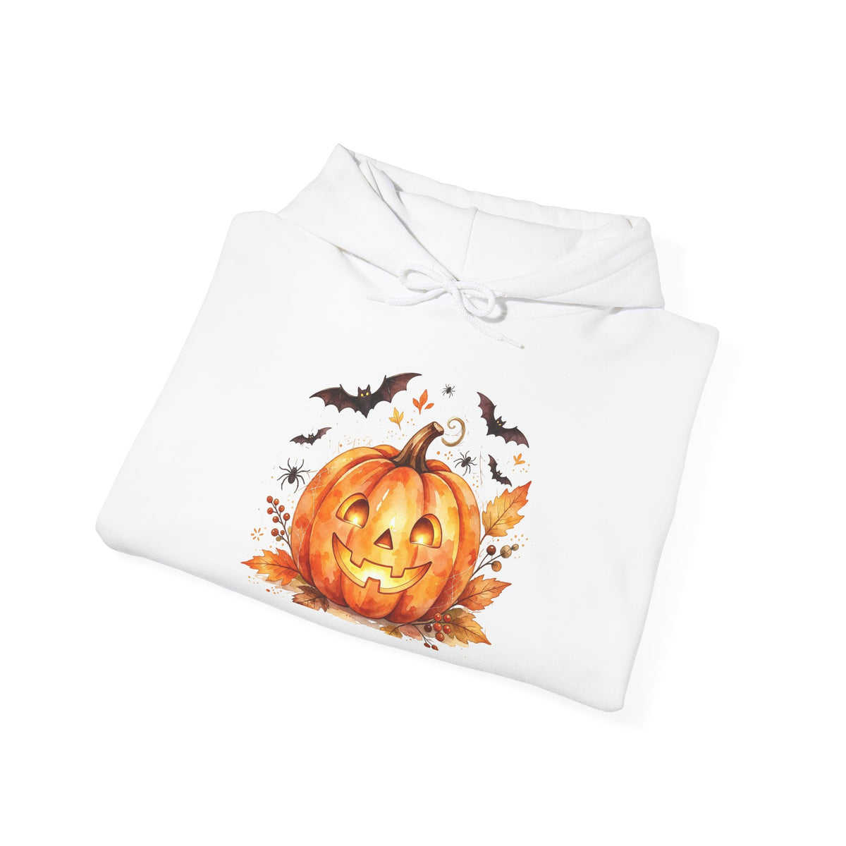 Cute Halloween Pumpkin Bats Sweatshirt - Fall Jack 0 Lantern Psalm 23:4